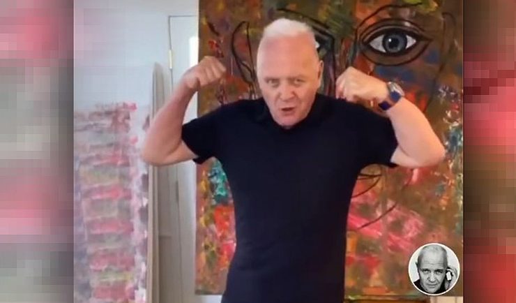 Видео дня: танец новоиспеченного тиктокера Энтони Хопкинса