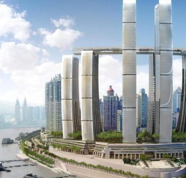 В Китае открыли самый высокий горизонтальный небоскреб в мире