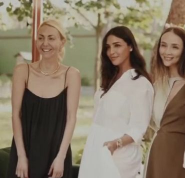 Ужин в саду: Санта Димопулос устроила званый вечер для друзей