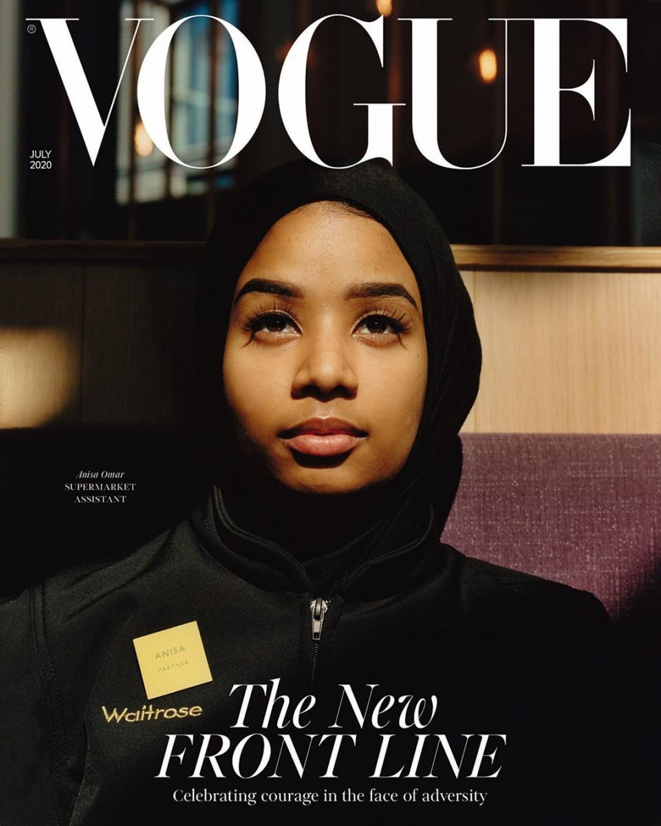 Касирка, акушерка й машиністка: дівчата-герої боротьби з пандемією на обкладинці Vogue