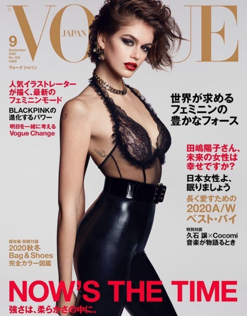 Горячие кадры: обнаженная Кайя Гербер на страницах Vogue Japan