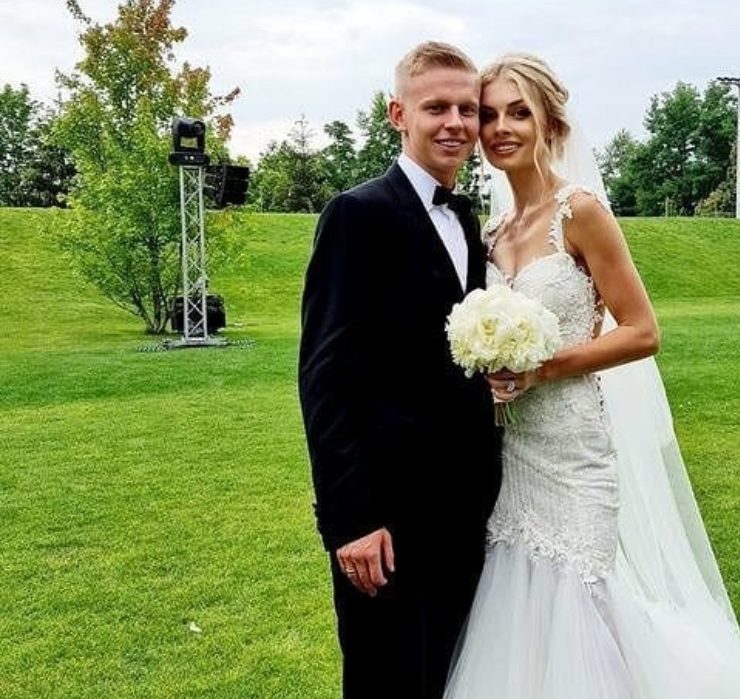 Wedding Day: футболист Александр Зинченко и Влада Седан сыграли свадьбу под Киевом