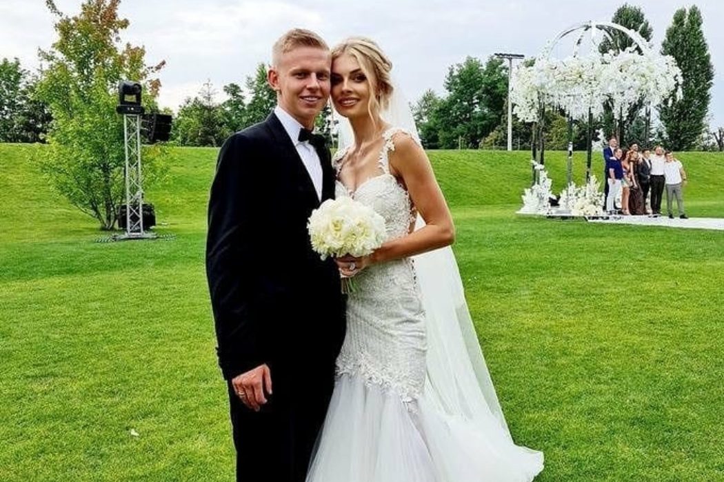 Wedding Day: футболист Александр Зинченко и Влада Седан сыграли свадьбу под Киевом