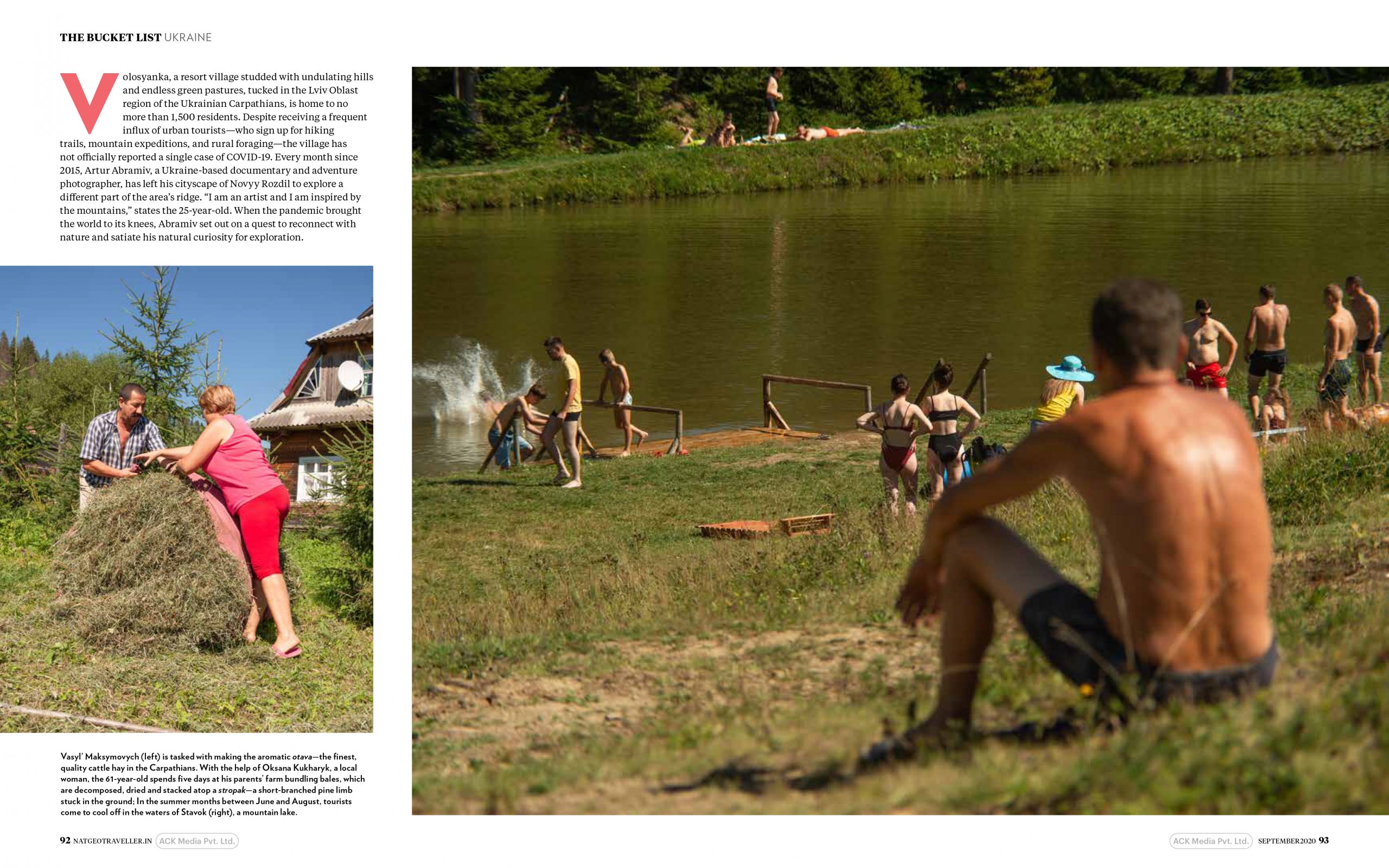 Карпаты во время пандемии в объективе львовского фотографа попали в сентябрьский номер National Geographic