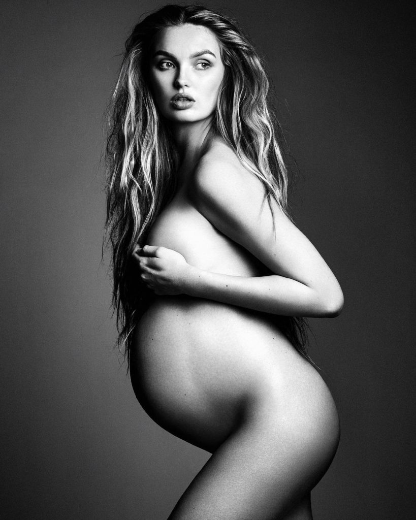 Ради природы: топ-модель Роми Стрейд снялась обнаженной на 8 месяце беременности