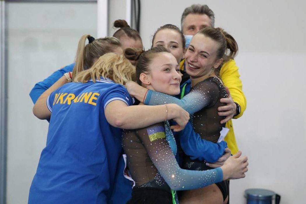 Женская сборная Украины выиграла чемпионат Европы по спортивной гимнастике