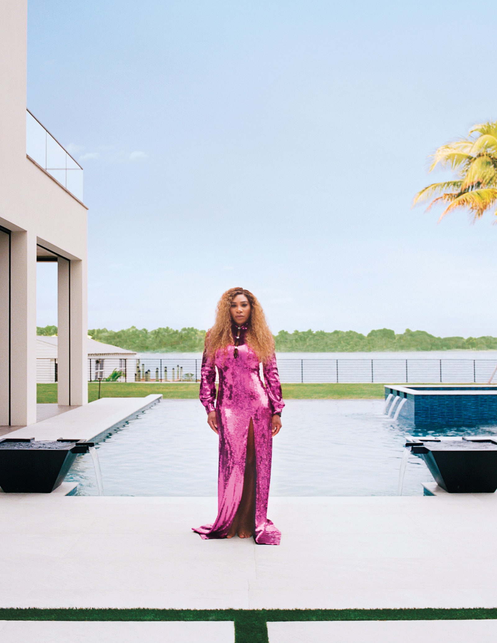 От огромной гардеробной до галереи: Серена Уильямс показала свой новый дом во Флориде