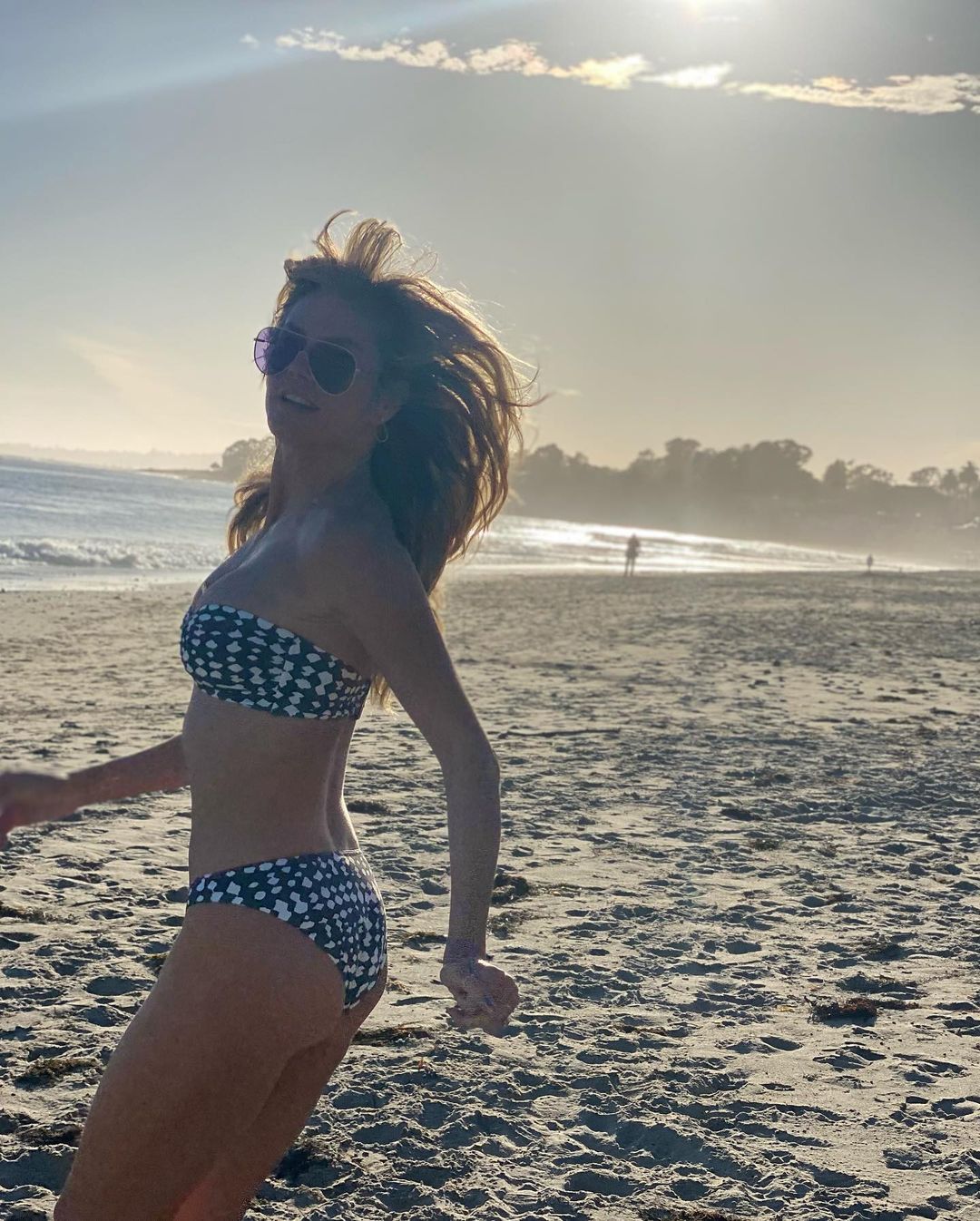 Just love: Хайди Клум и Том Каулитц на пляже в Калифорнии
