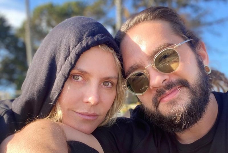 Just love Хайди Клум и Том Каулитц на пляже в Калифорнии