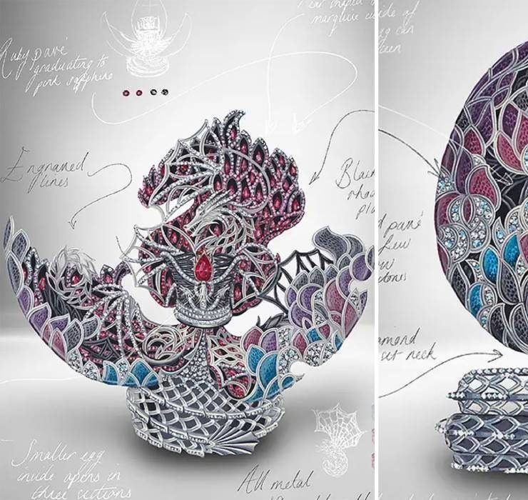 Fabergé представили уникальное бриллиантовое яйцо к 10-летию «Игры престолов»