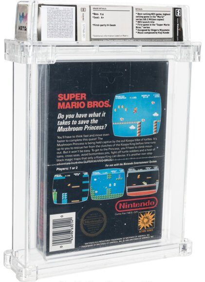 Копию видеоигры Super Mario Bros. продали на аукционе за рекордные $660 000