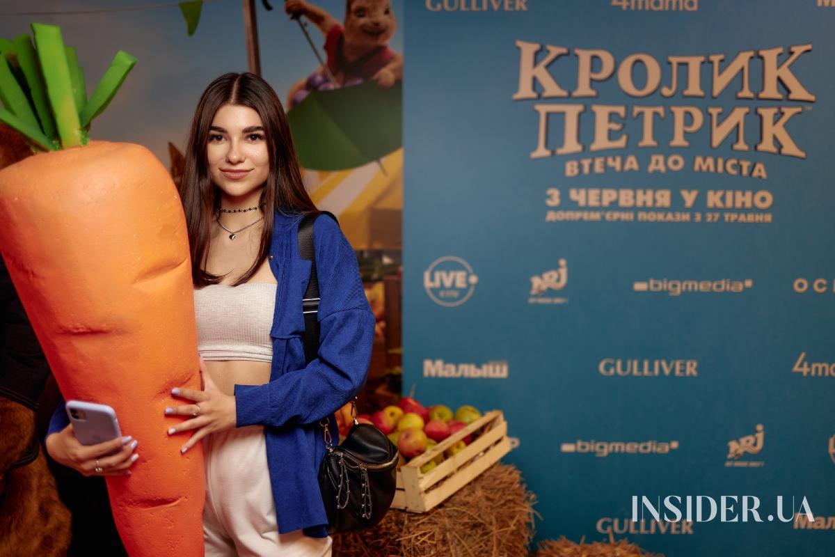 Сабіна Мусіна, Тимур Мірошниченко та інші гості прем’єри «Кролик Петрик: Втеча до міста»