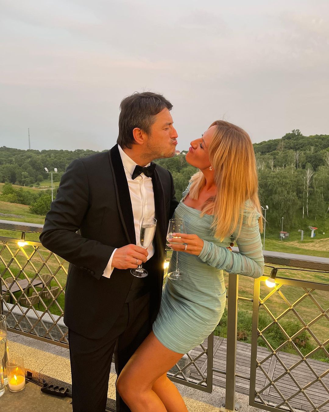 Маша Ефросинина и Леся Никитюк побывали на юбилее Сергея Притулы