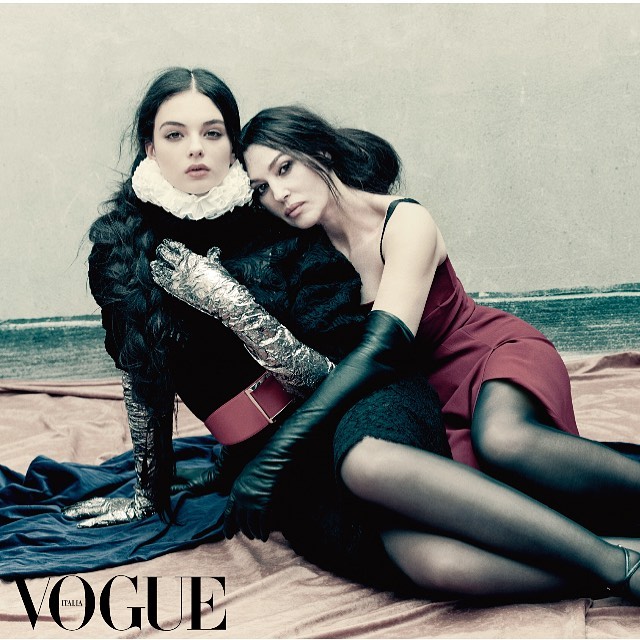 Дочки-матери: Моника Белуччи и Дева Кассель украсили обложку Vogue