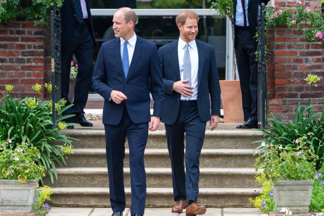 Долгожданная встреча: принцы Гарри и Уильям на открытии памятника принцессе Диане