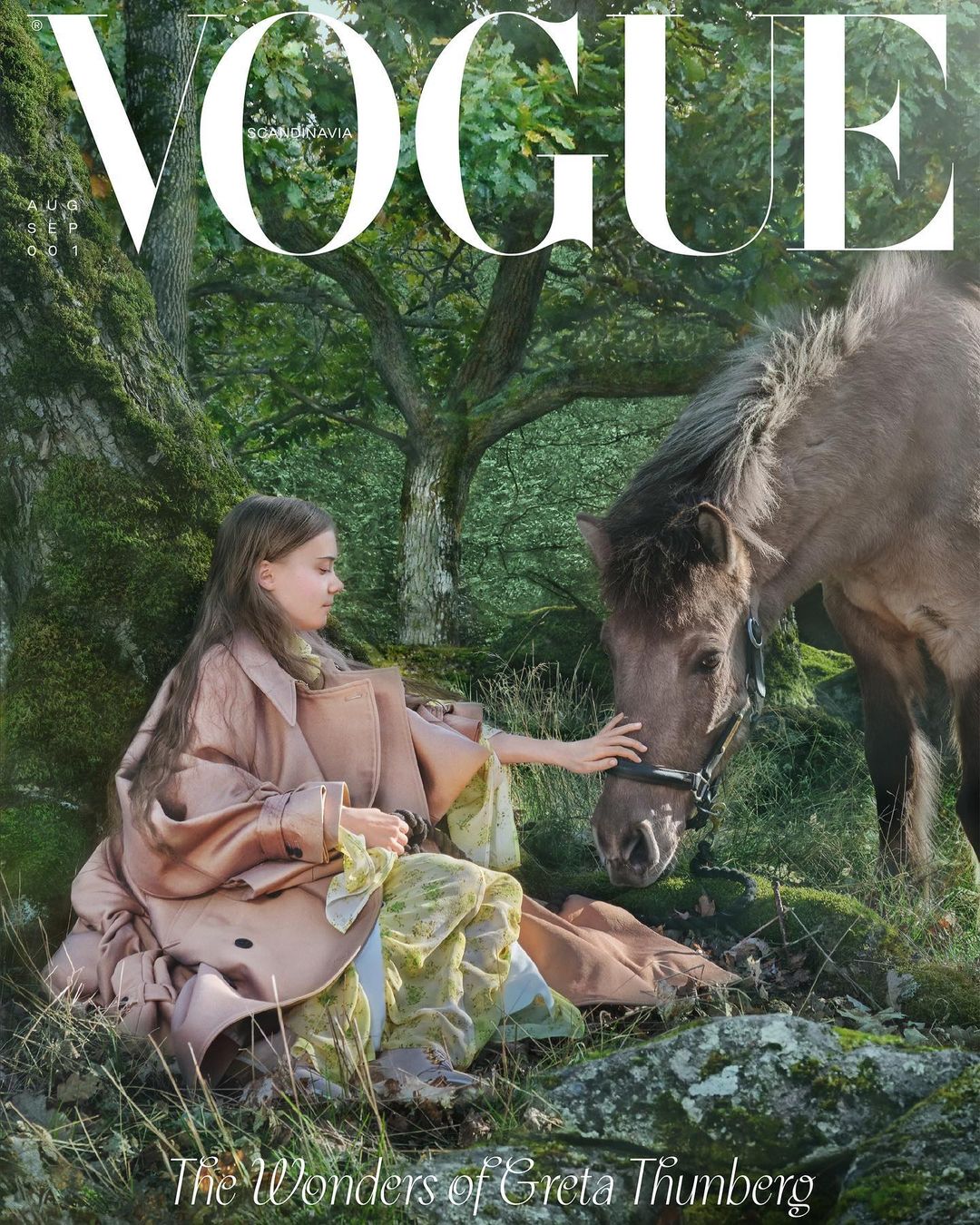 Грета Тунберг появилась на обложке дебютного номера Vogue Scandinavia