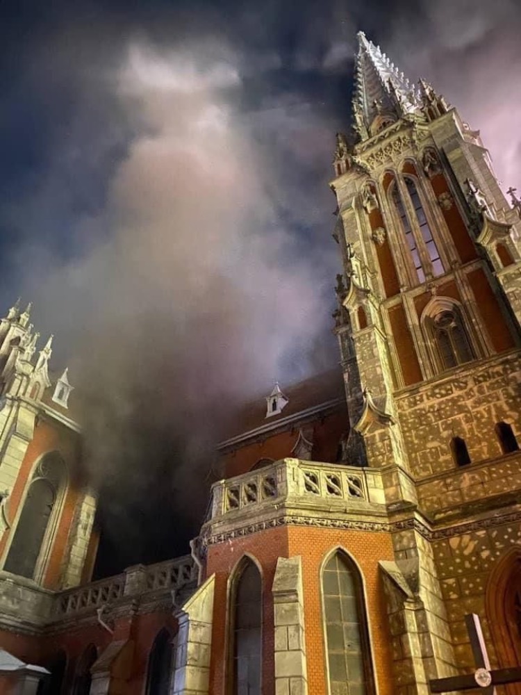 В костелі Святого Миколая в Києві сталася пожежа
