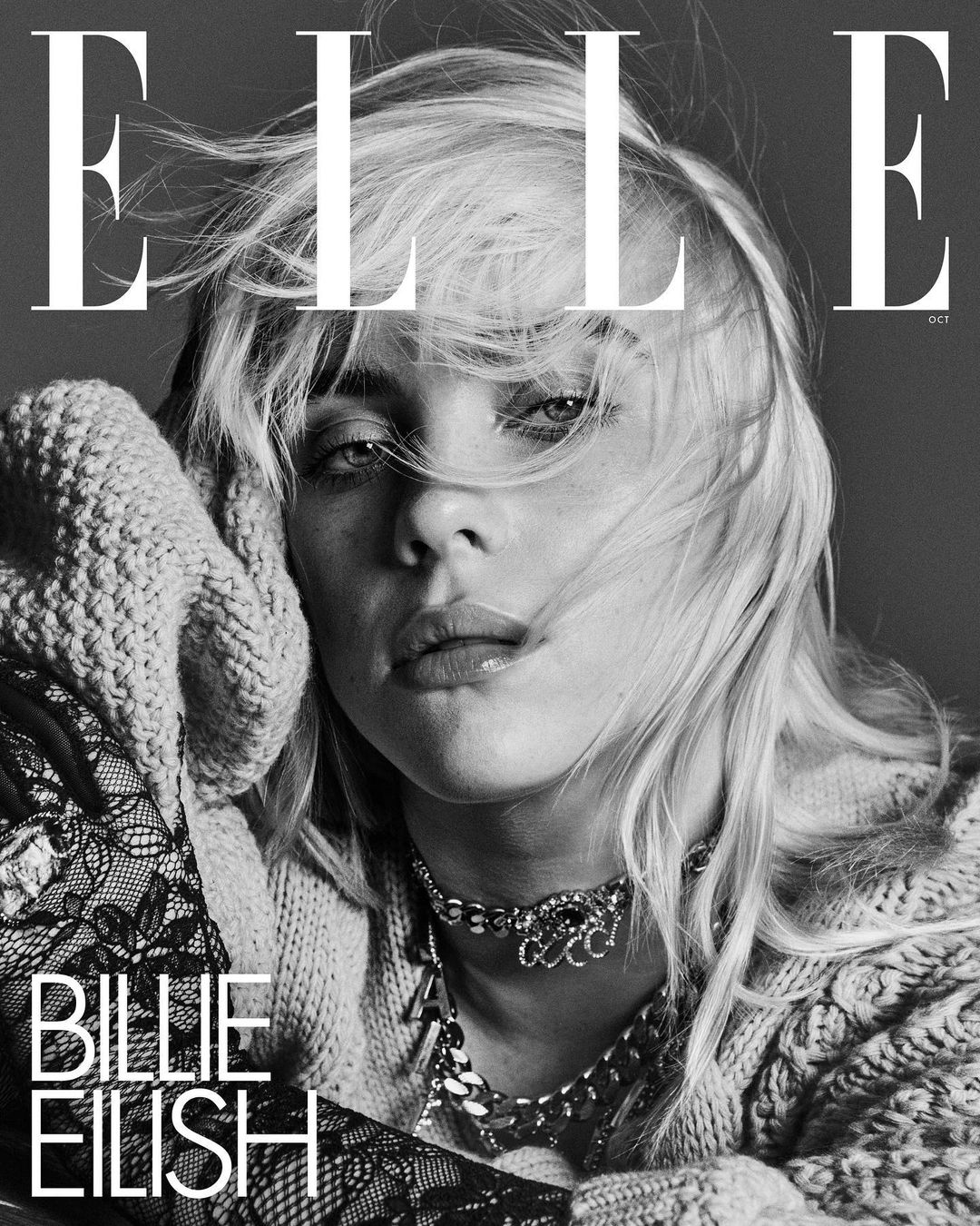 Біллі Айліш знялася для жовтневої обкладинки Elle
