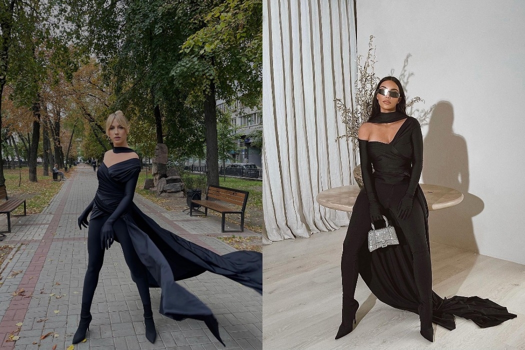 Битва нарядов: Леся Никитюк vs Ким Кардашьян в Balenciaga