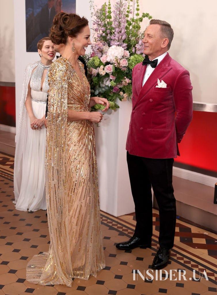 Кейт Міддлтон і принц Вільям відвідали світову прем&#8217;єру фільму «007: Не час помирати»