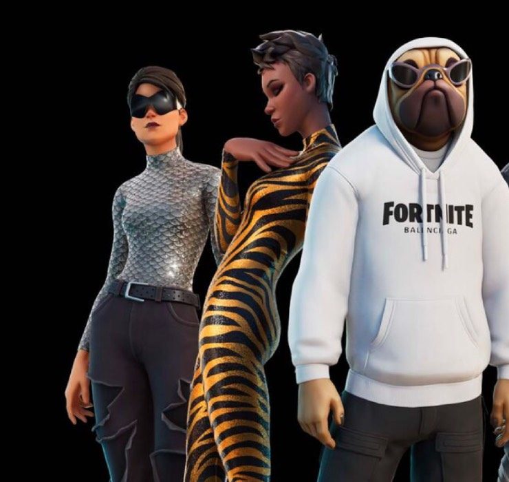 Бренд Balenciaga создал виртуальную коллекцию для персонажей видеоигры Fortnite