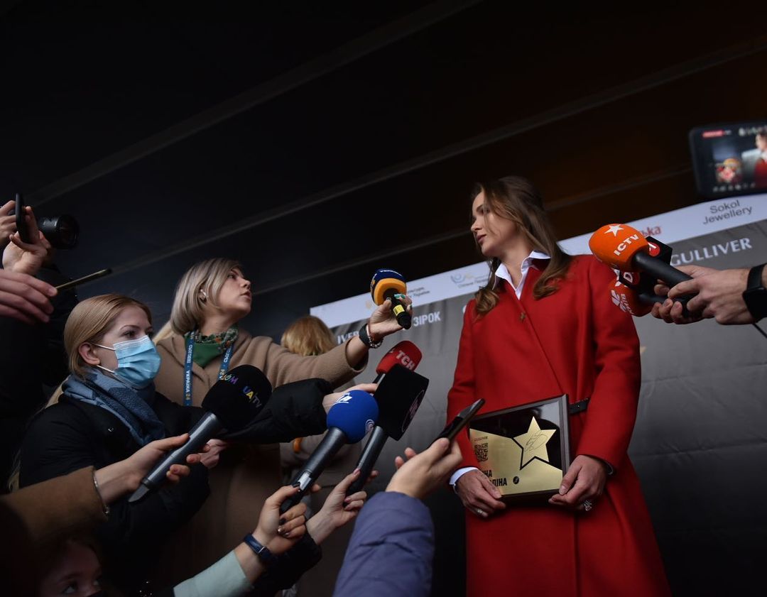 Еліна Світоліна отримала іменну зірку на київській «Алеї слави»