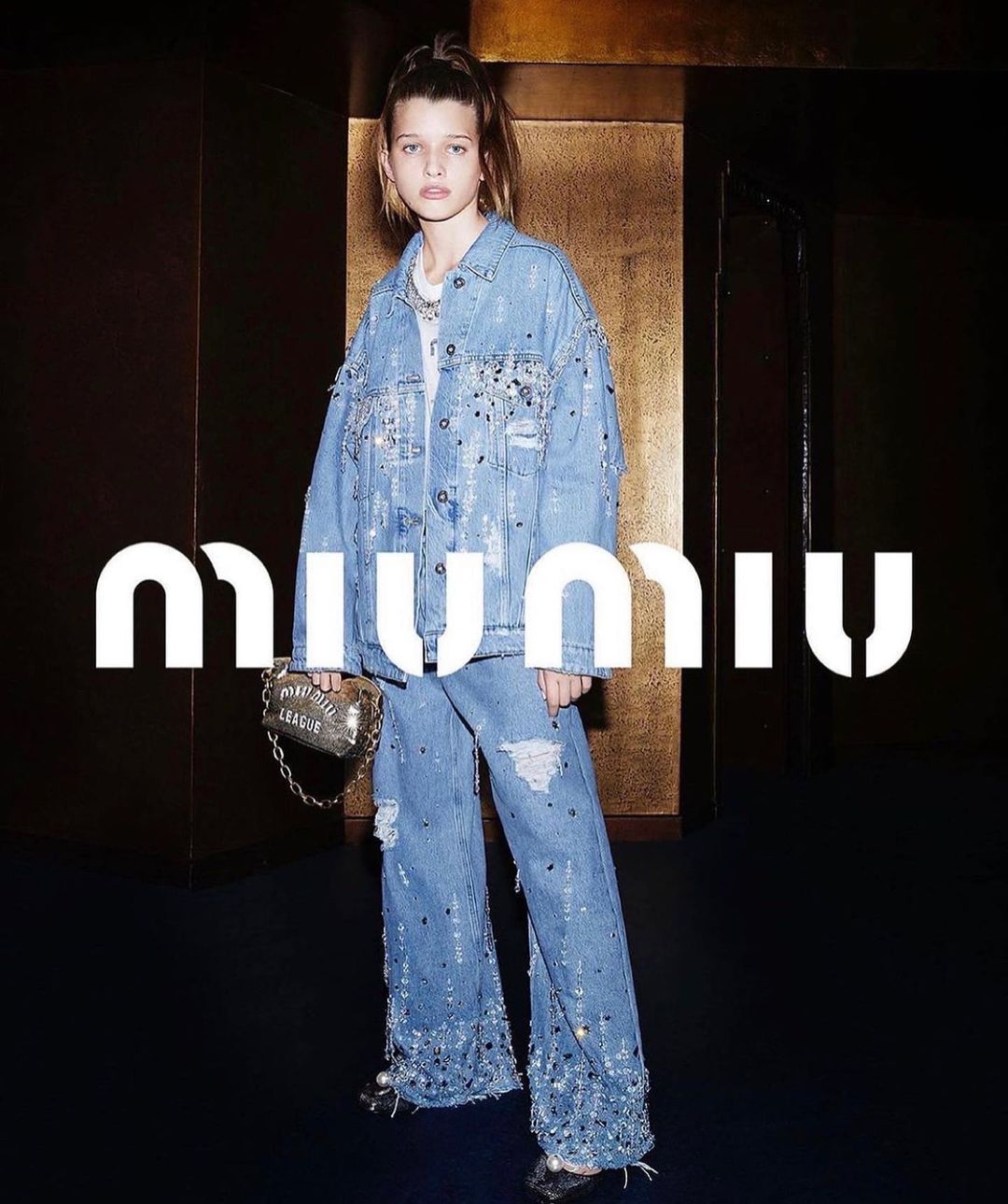 14-летняя дочь Миллы Йовович стала лицом бренда Miu Miu