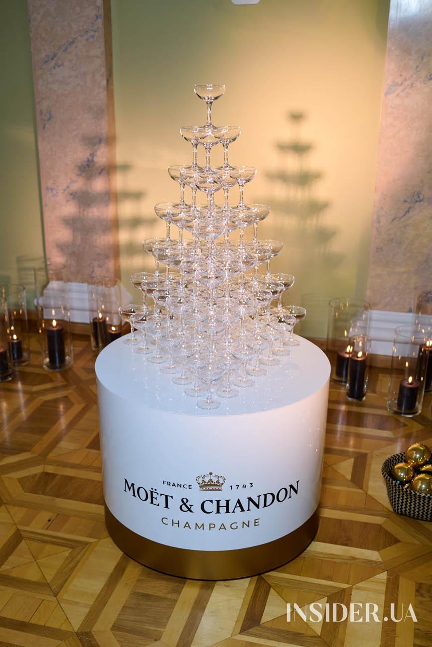 Как прошел рождественский вечер Moet & Chandon и Vogue