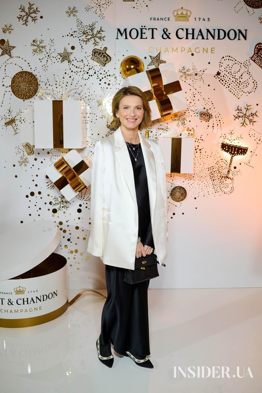 Как прошел рождественский вечер Moet & Chandon и Vogue