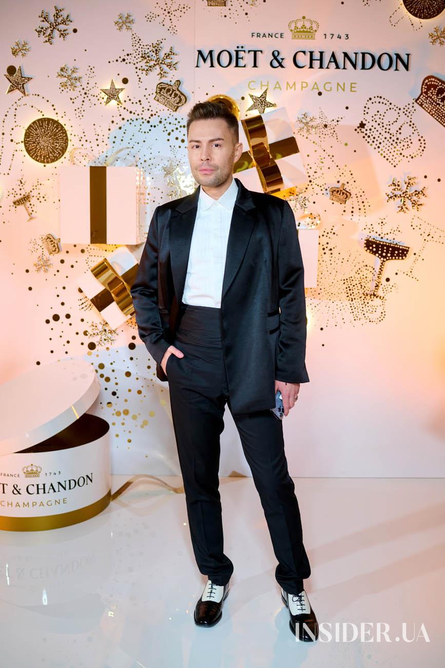 Как прошел рождественский вечер Moet & Chandon и Vogue