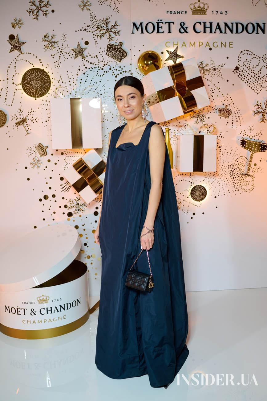 Как прошел рождественский вечер Moet & Chandon и Vogue