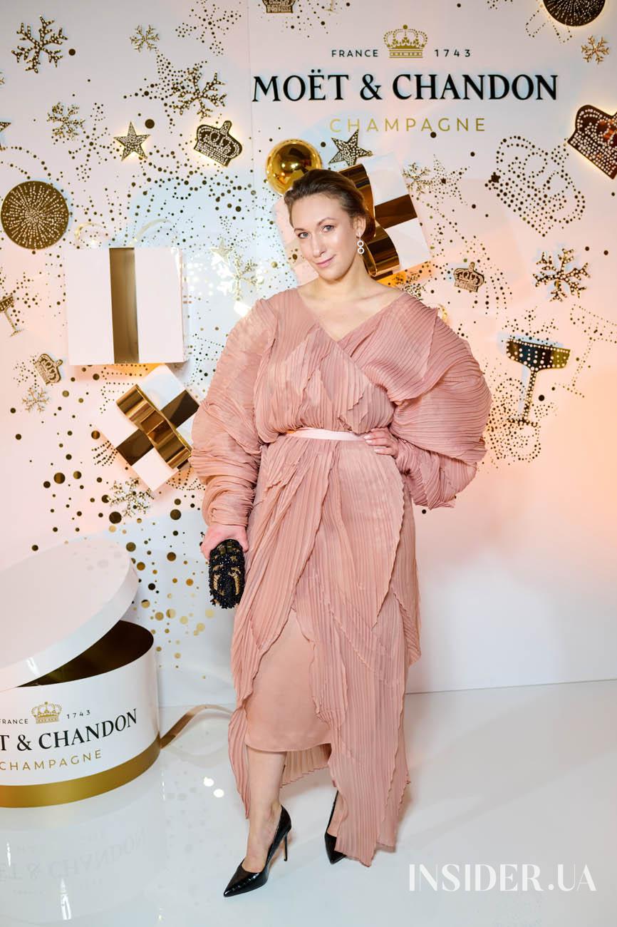 Как прошел рождественский вечер Moet & Chandon и Vogue