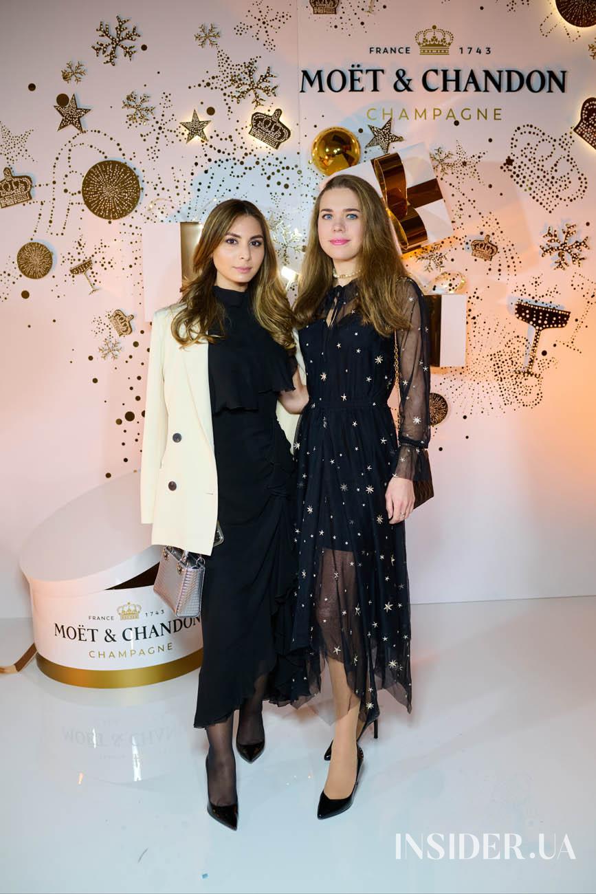 Как прошел рождественский вечер Moet & Chandon и Vogue