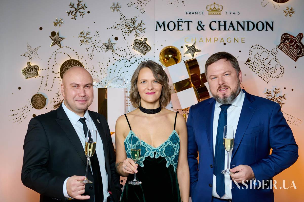 Как прошел рождественский вечер Moet & Chandon и Vogue