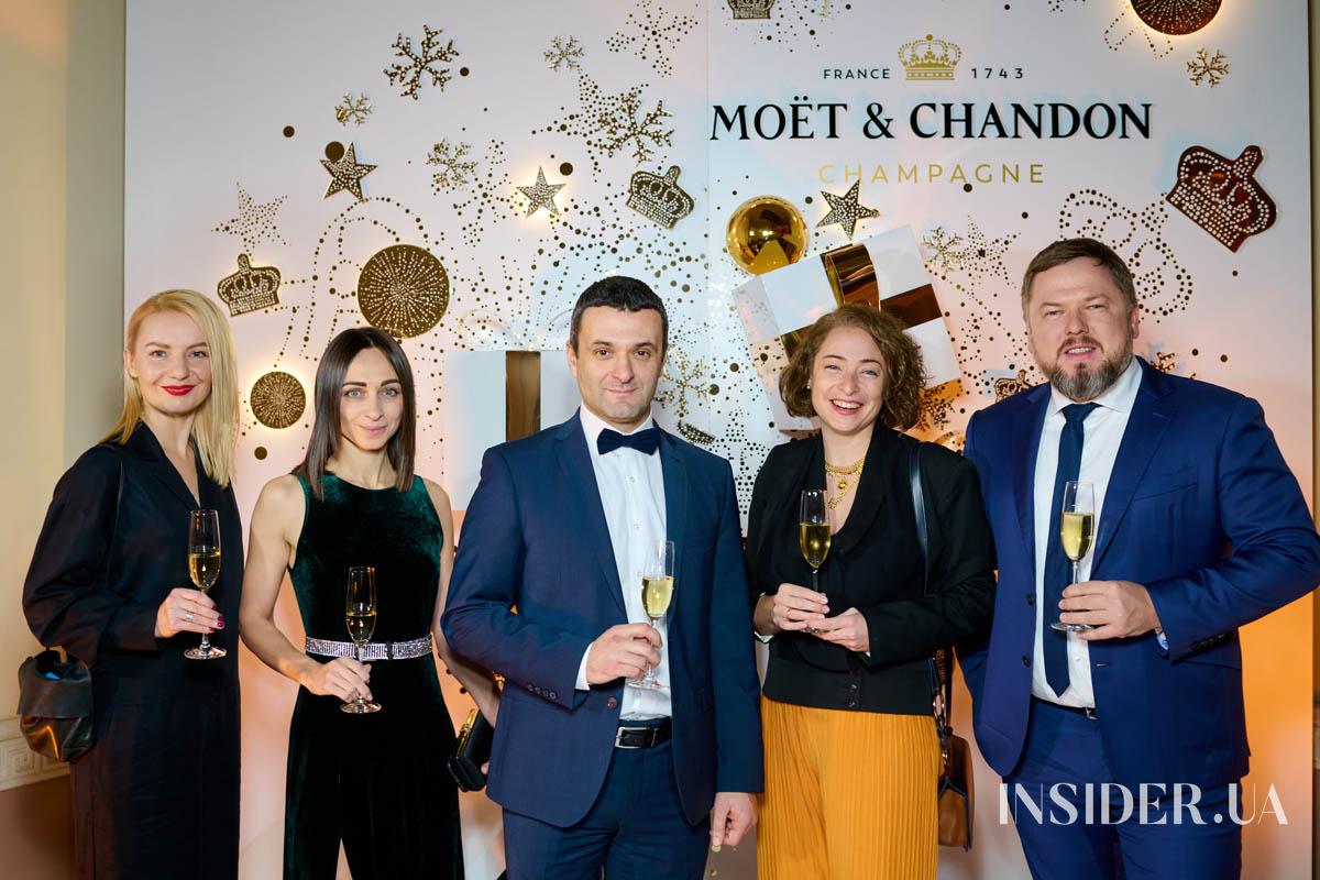 Как прошел рождественский вечер Moet & Chandon и Vogue