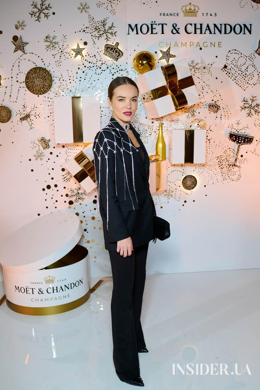 Как прошел рождественский вечер Moet & Chandon и Vogue