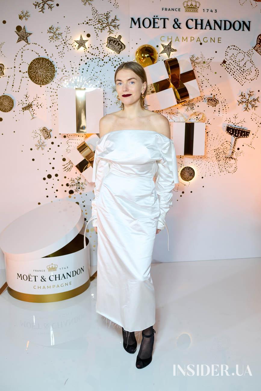 Как прошел рождественский вечер Moet & Chandon и Vogue