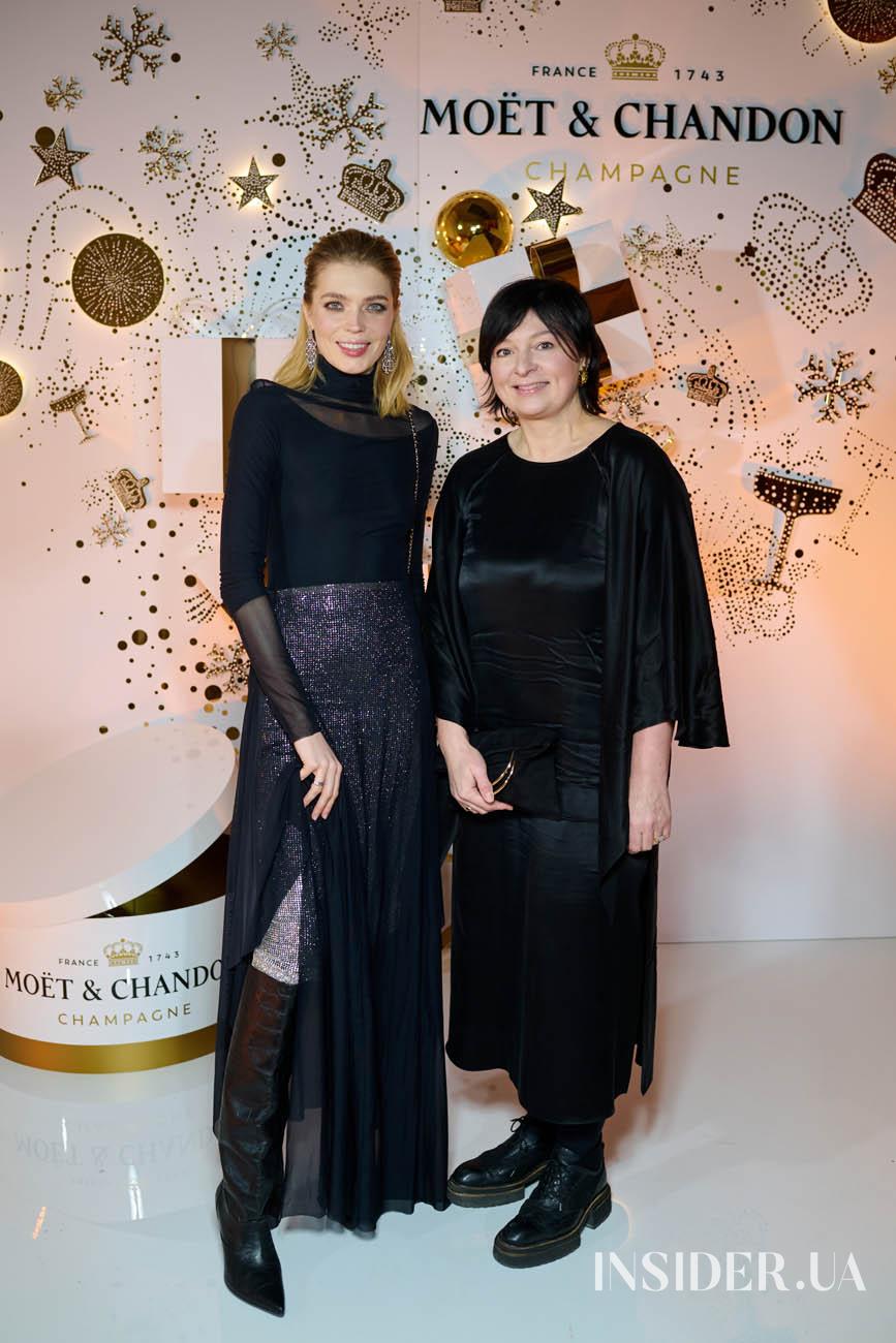 Как прошел рождественский вечер Moet & Chandon и Vogue