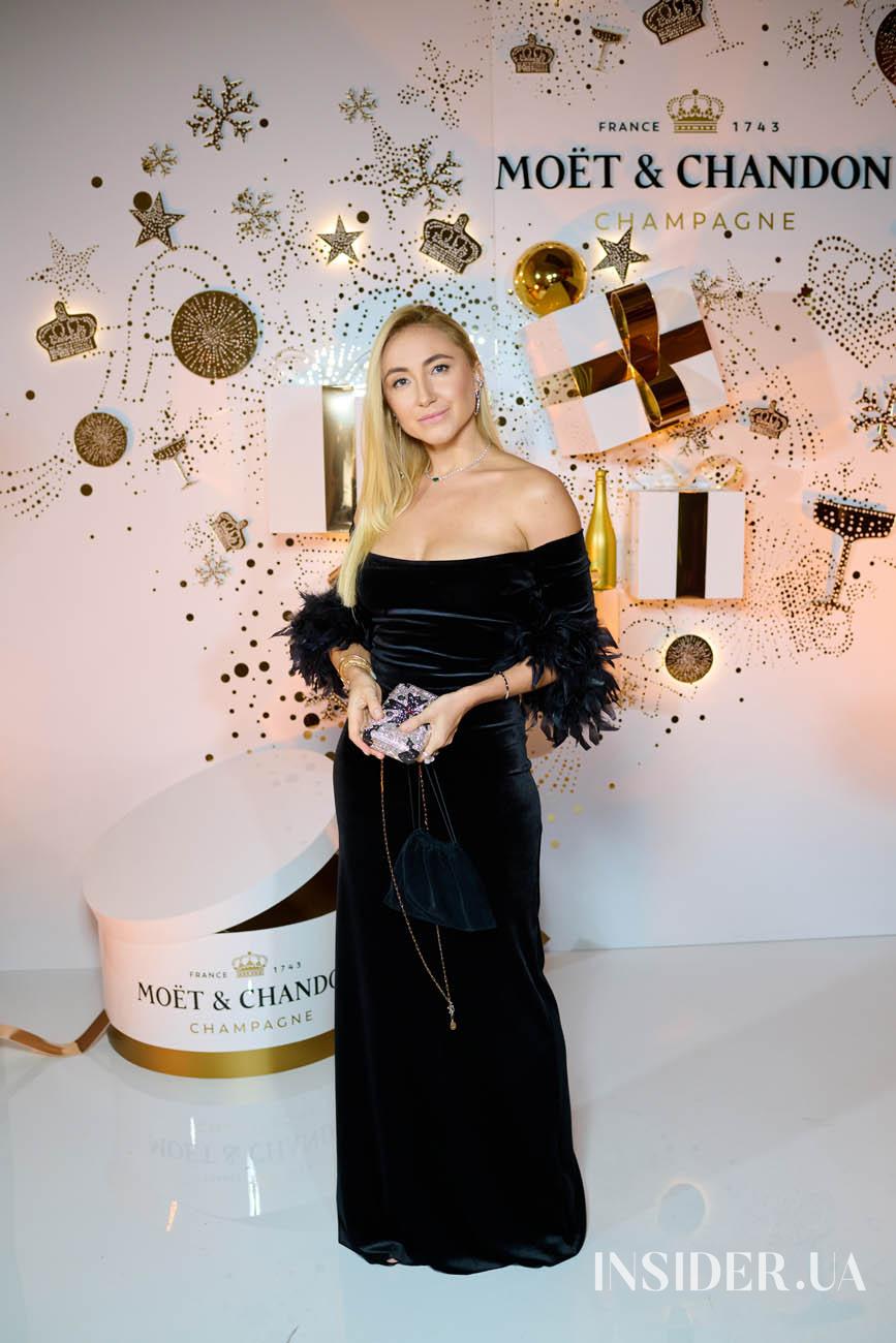 Как прошел рождественский вечер Moet & Chandon и Vogue