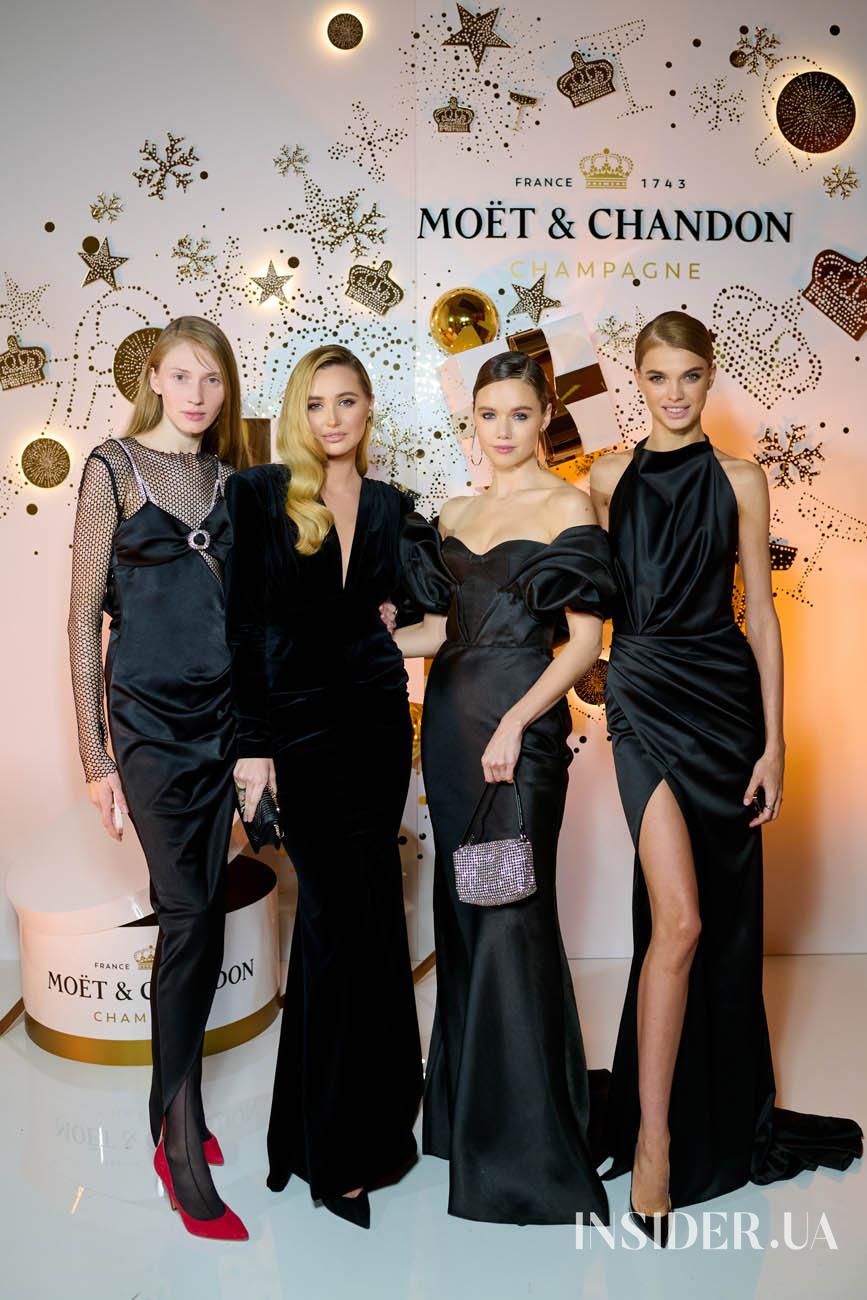 Как прошел рождественский вечер Moet & Chandon и Vogue
