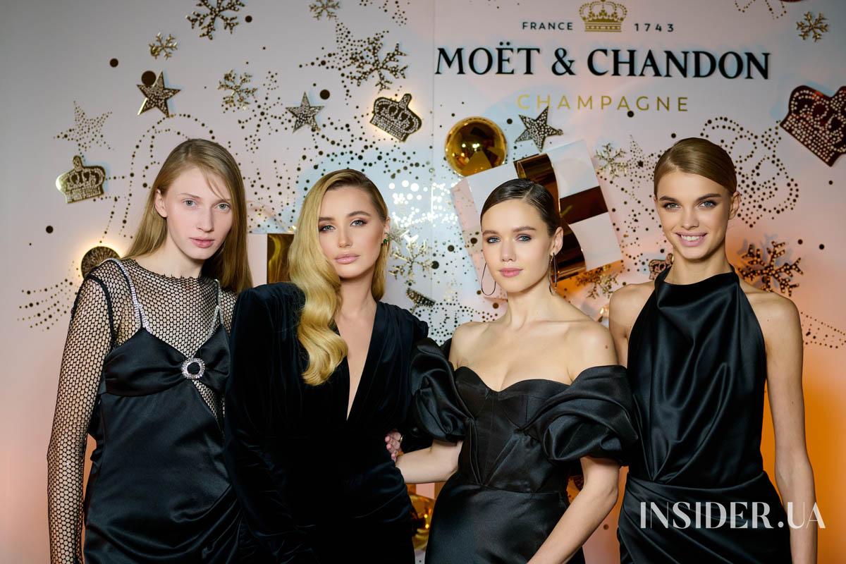 Как прошел рождественский вечер Moet & Chandon и Vogue