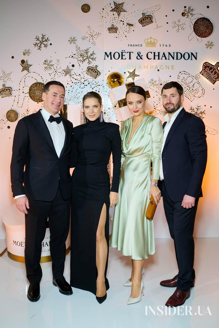 Как прошел рождественский вечер Moet & Chandon и Vogue