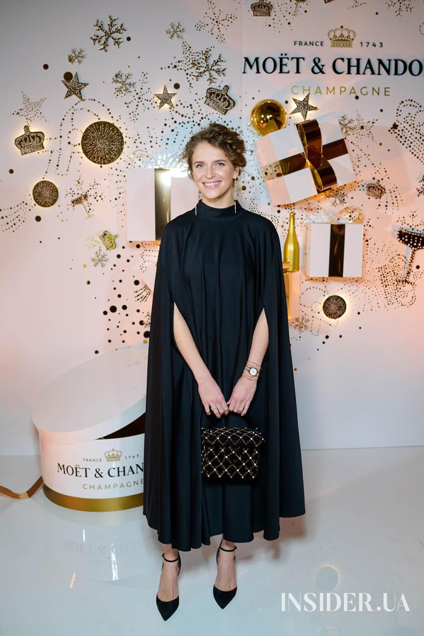 Как прошел рождественский вечер Moet & Chandon и Vogue
