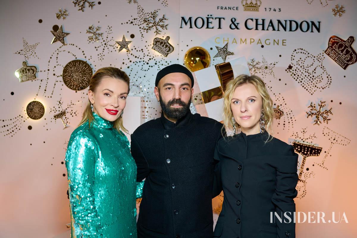 Как прошел рождественский вечер Moet & Chandon и Vogue
