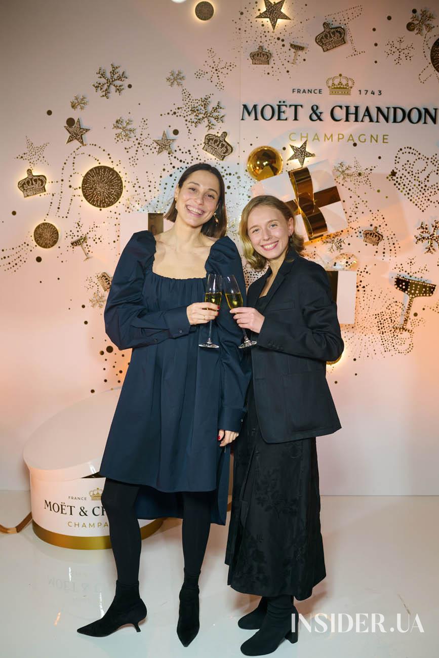 Как прошел рождественский вечер Moet & Chandon и Vogue