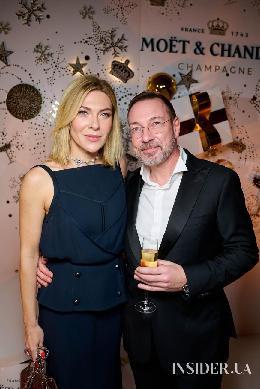 Как прошел рождественский вечер Moet & Chandon и Vogue