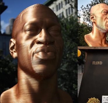 Sotheby’s выставил на аукцион памятник Джорджу Флойду, убийство которого положило начало Black Lives Matter