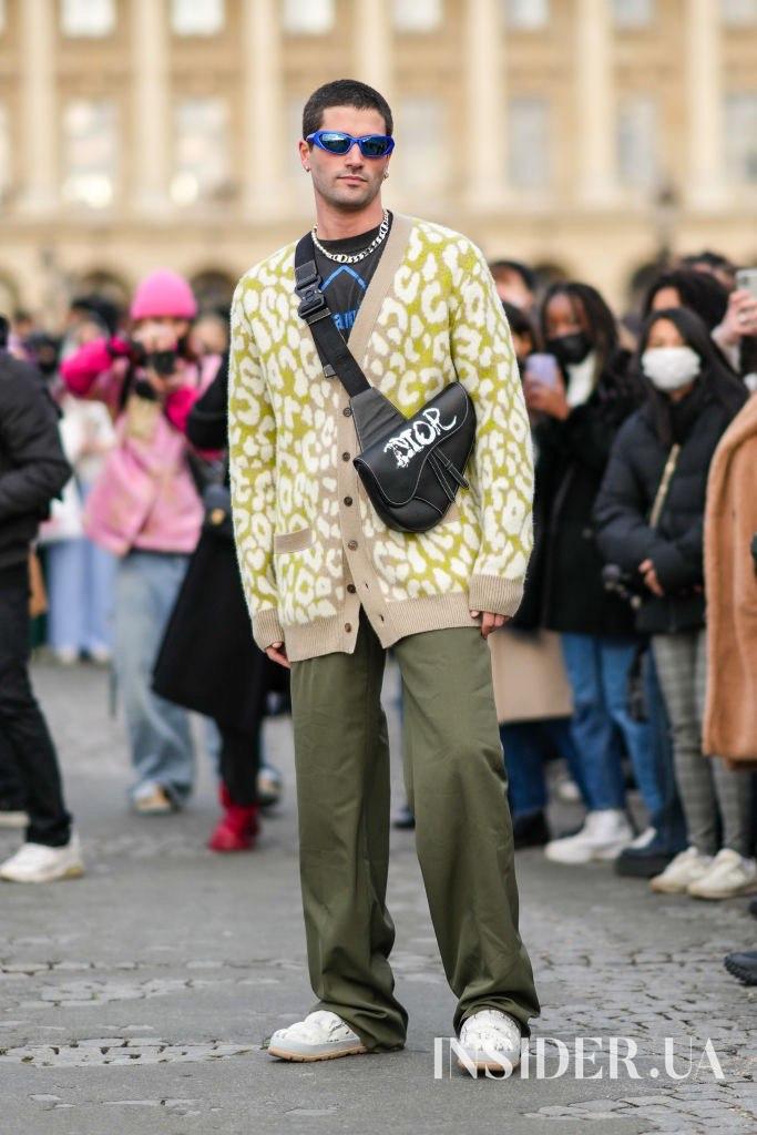 Кумедні аксесуари та яскраві кольори: що носили гості чоловічого Тижня моди у Парижі
