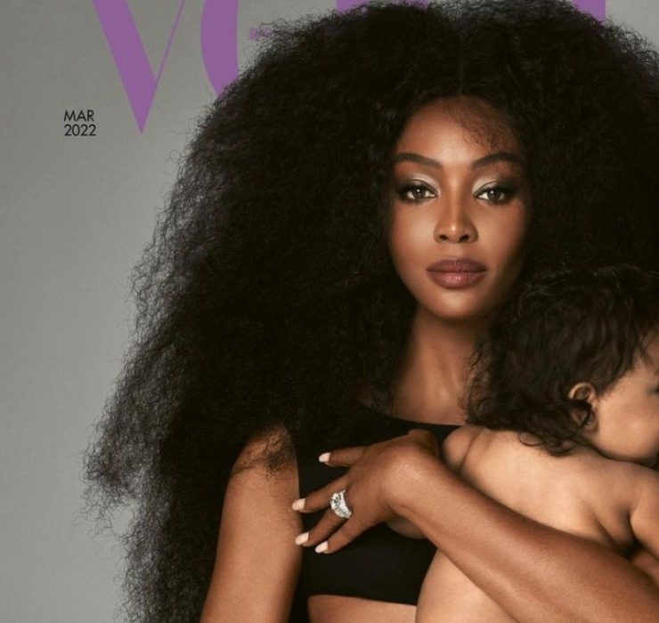Наоми Кэмпбелл с дочерью появилась на обложке Vogue