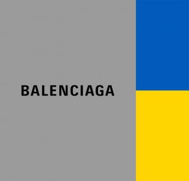 В Instagram Balenciaga залишилося лише одне фото — прапор України